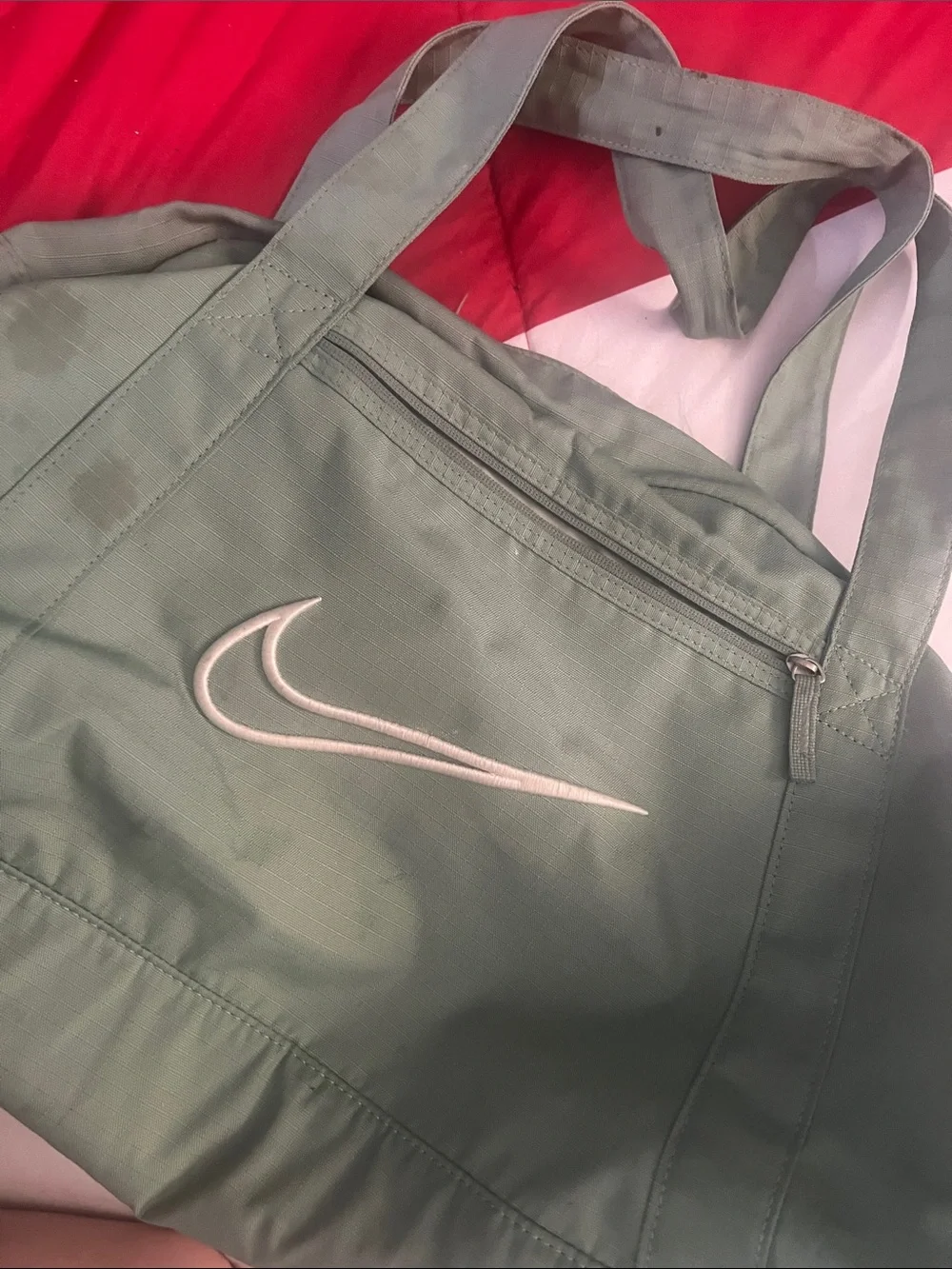 Sage green Nike Gym Club Duffel Bag